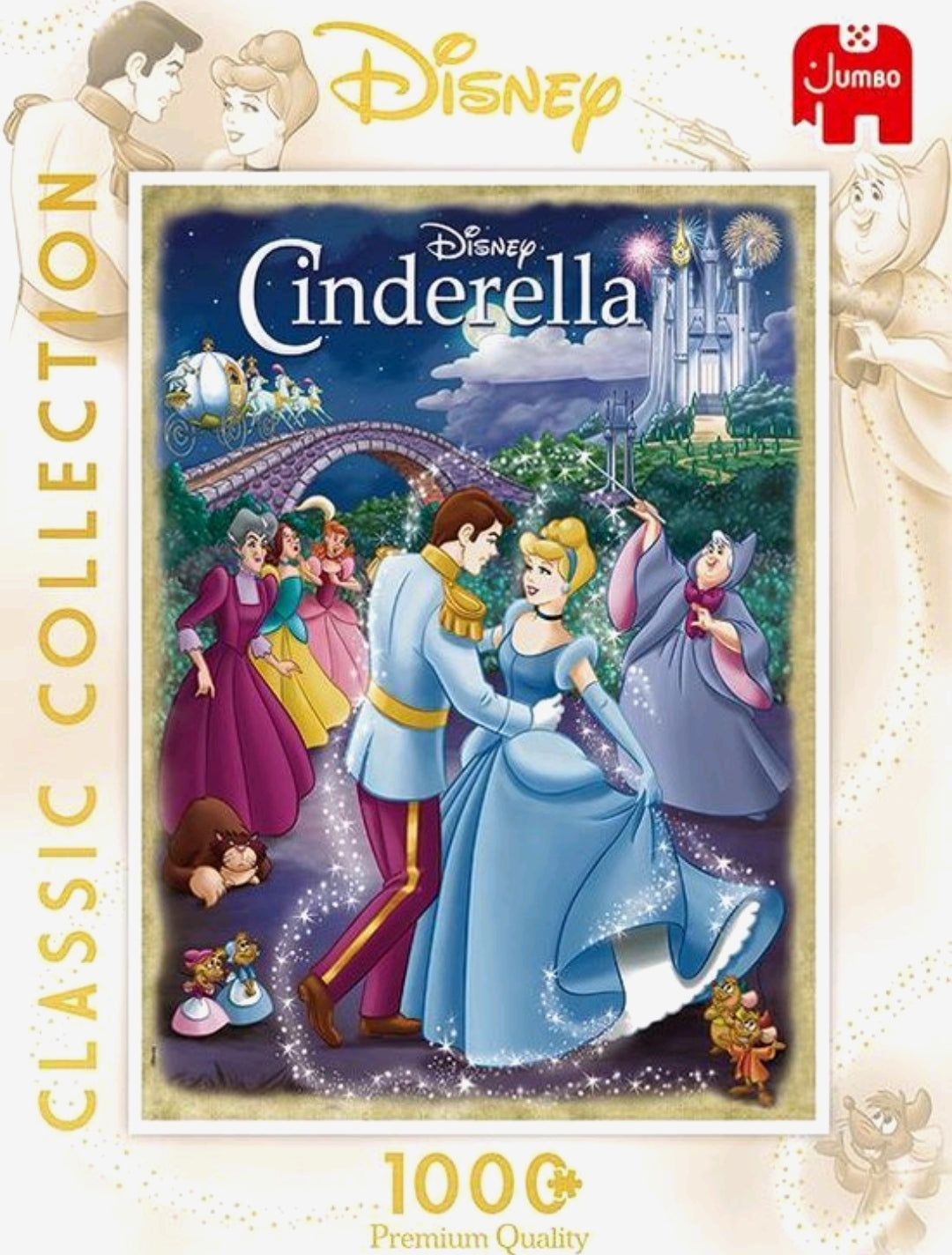 Puzzle Disney Jumbo 1000 pièces Cendrillon