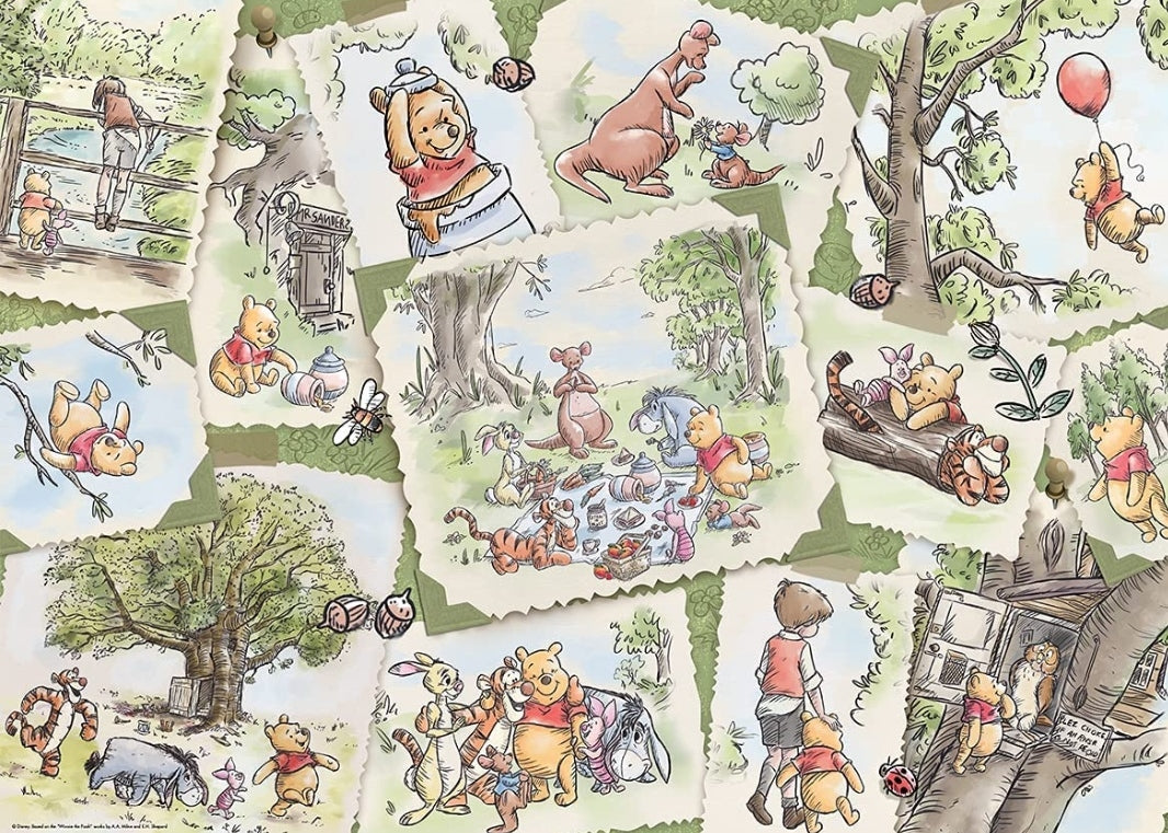 Puzzle Disney Jumbo 1000 pièces Pix collection Winnie l'ourson