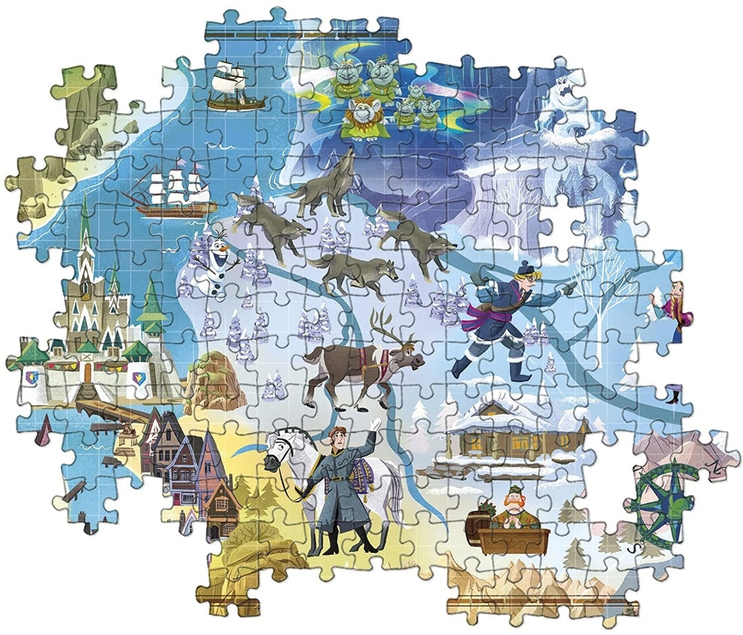 Puzzle Disney Clementoni 1000 pièces La Reine des neiges Story Maps