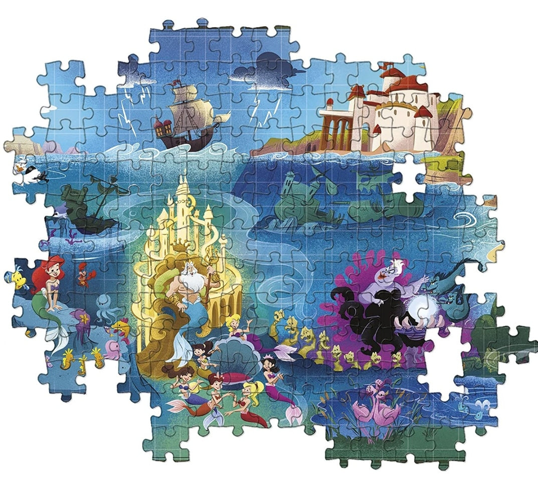 Puzzle Disney Clementoni 1000 pièces Story Maps Ariel