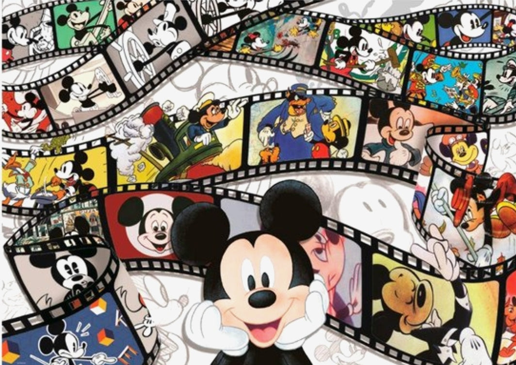 Puzzle Disney Jumbo 1000 pièces 90eme anniversaire Mickey