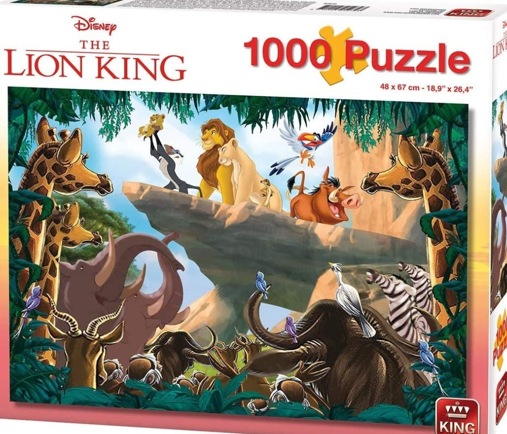 Puzzle Disney King 1000 pièces le Roi Lion