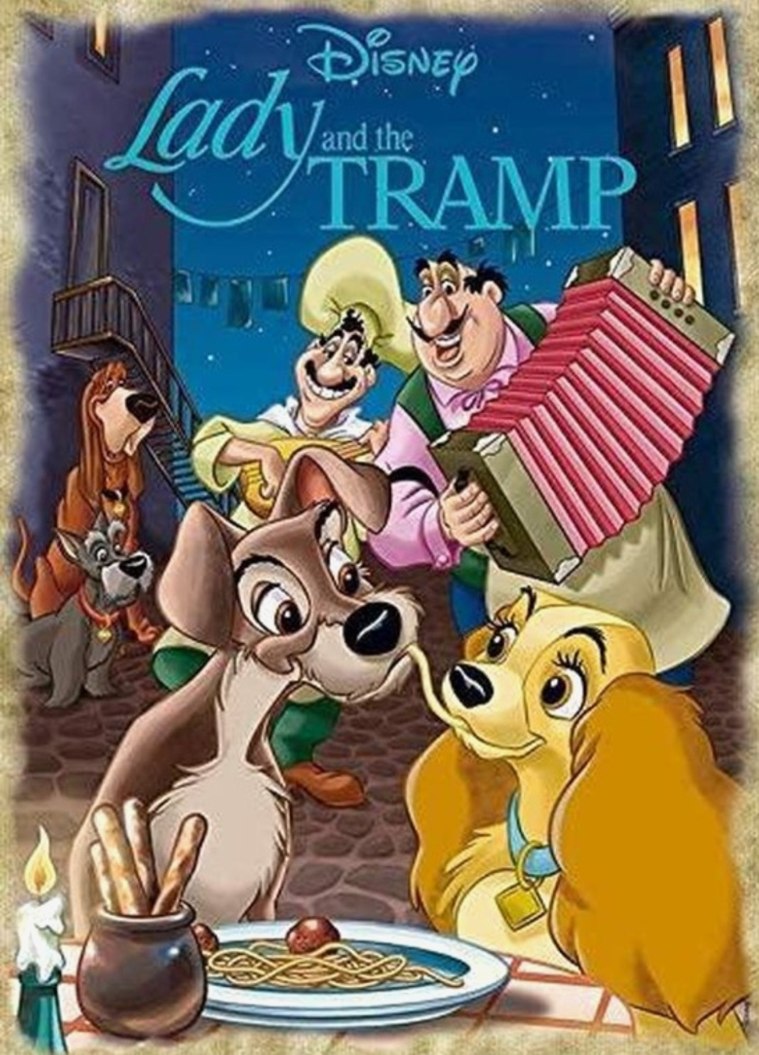 Puzzle Disney Jumbo 1000 pièces la Belle et le Clochard