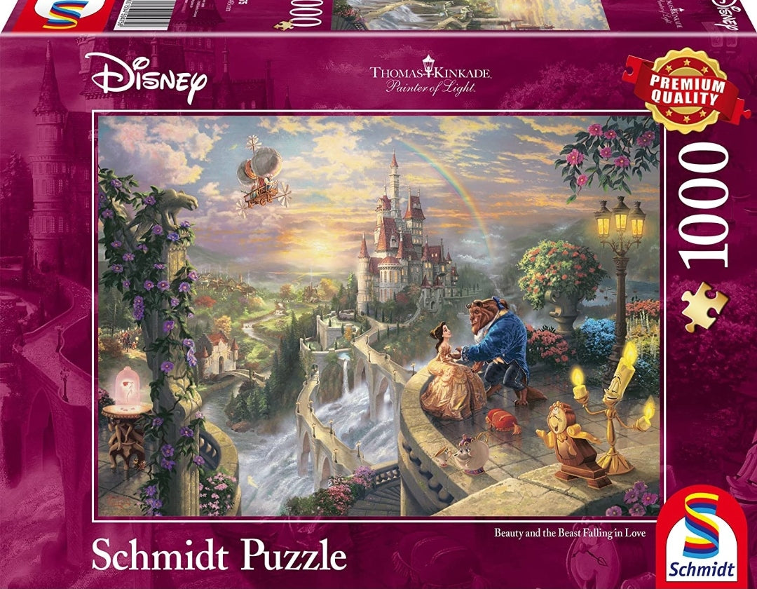Puzzle Disney Schmidt 1000 pièces La belle et la bête – La-magie-des ...