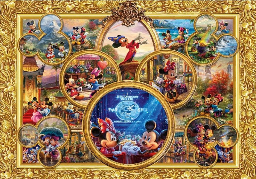 Puzzle Schmidt 2000 pièces Mickey et Minnie Thomas Kinkade