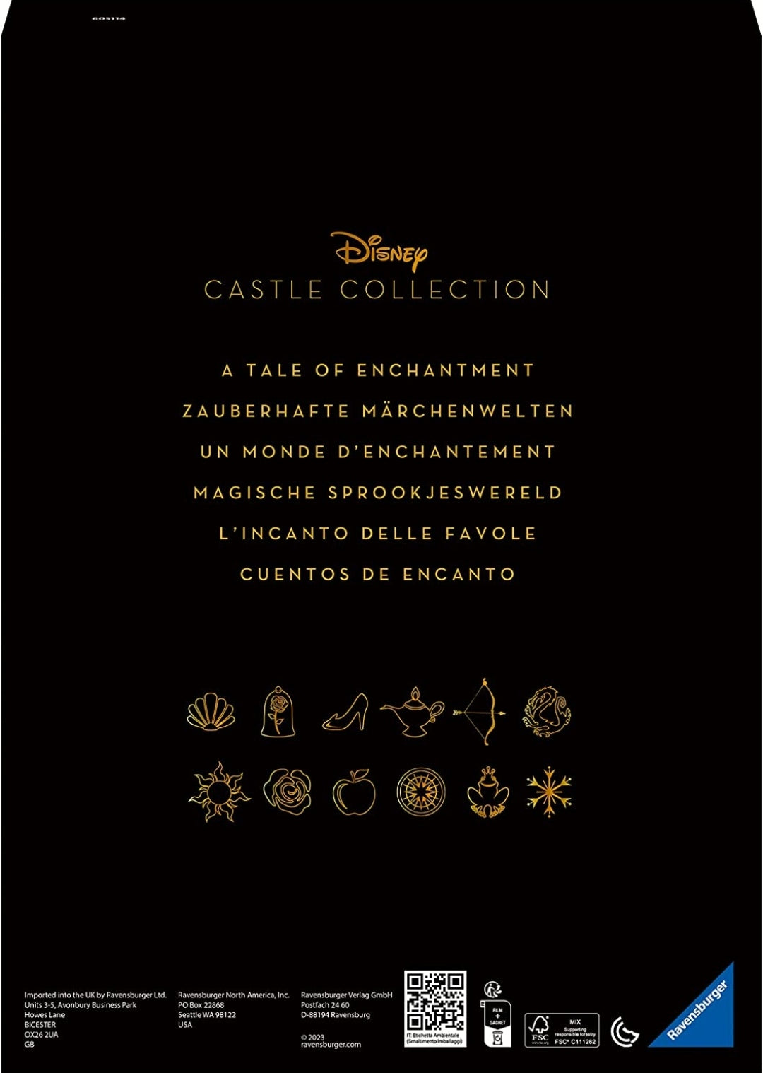 Puzzle Ravensburger Disney Castle collection Ariel