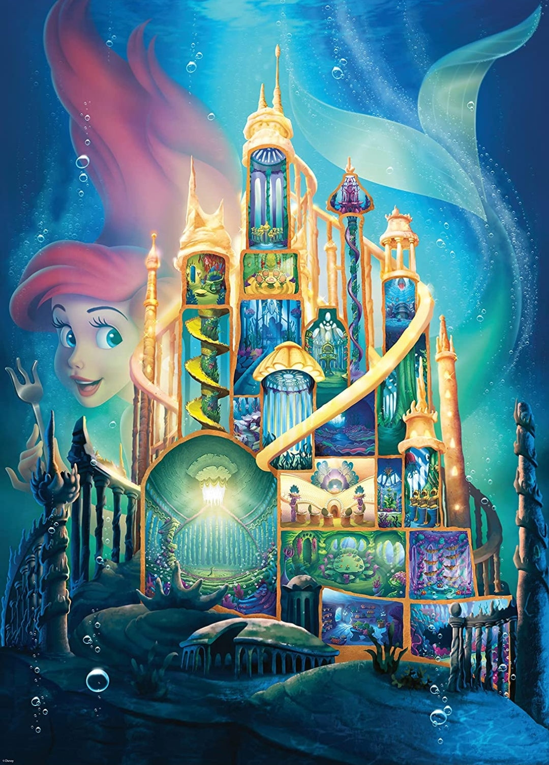 Puzzle Ravensburger Disney Castle collection Ariel