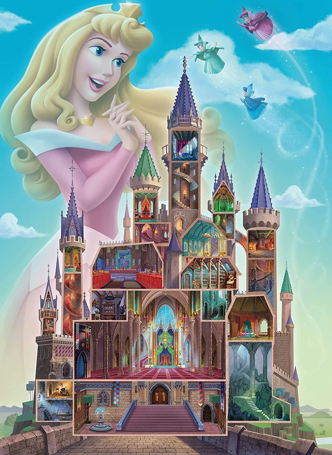 Puzzle Ravensburger Disney Castle Aurore La Belle au bois dormant