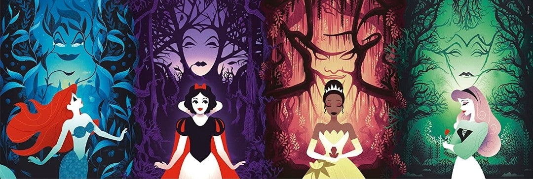 Puzzle Disney Clementoni panorama 1000 pièces Princesses Disney