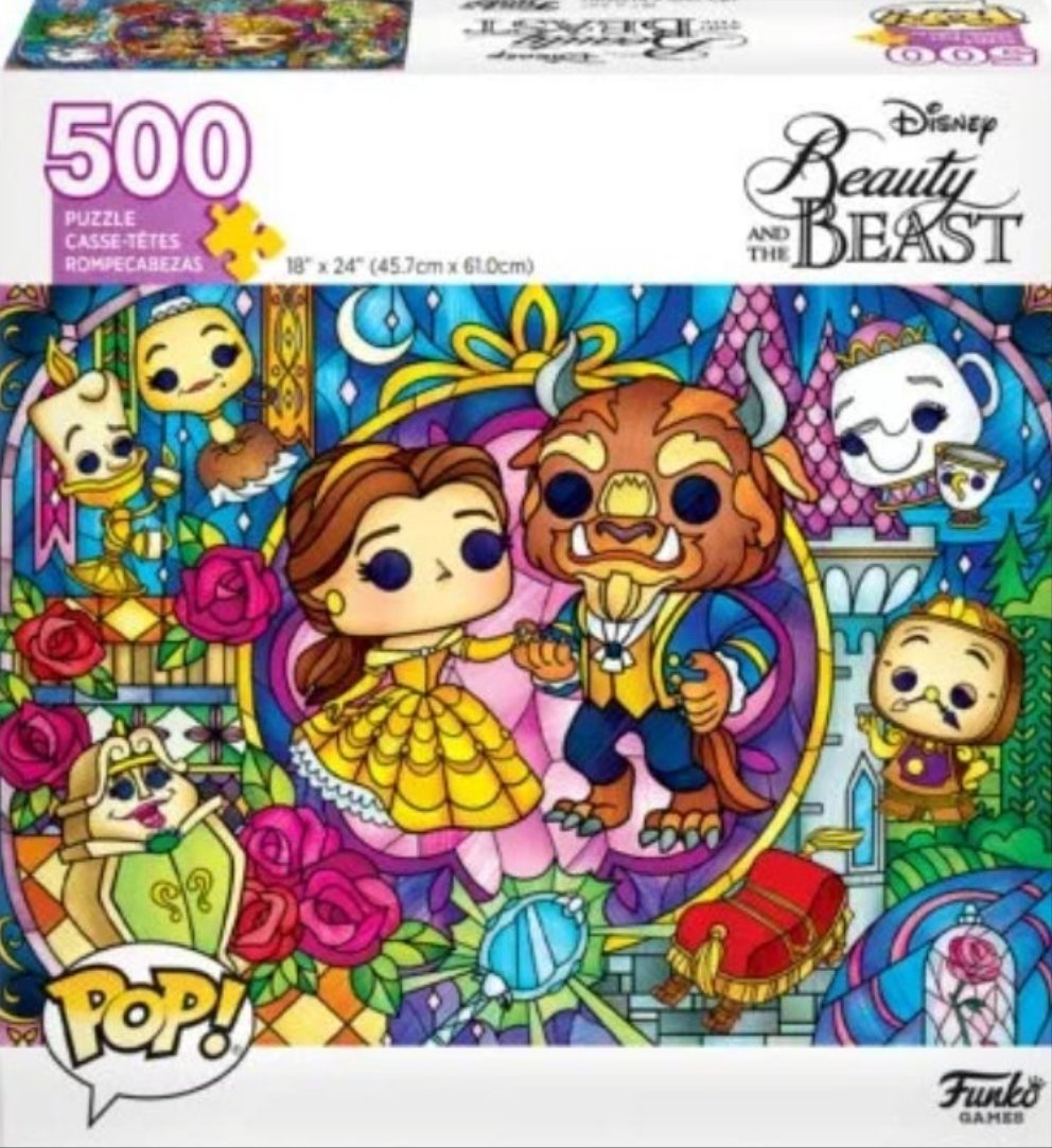Puzzle Disney Funko Pop 500 p. La Belle et la Bête