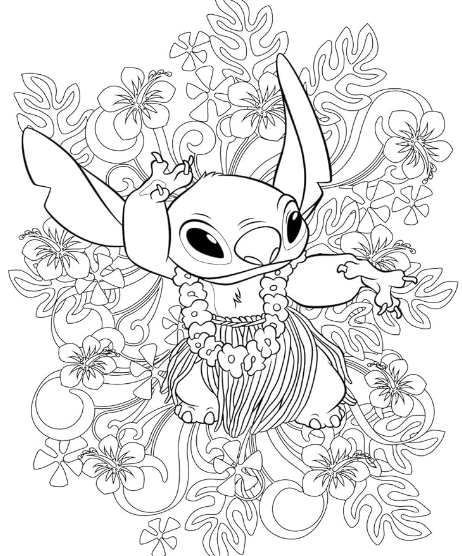 Livre Disney Hachette 100 % Stitch: Mandalas, coloriage, mystères, scènes ...