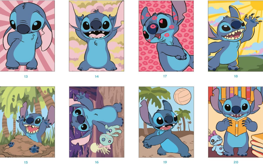 Livre Disney Hachette 200% Stitch mandalas, coloriages mystères, scènes...