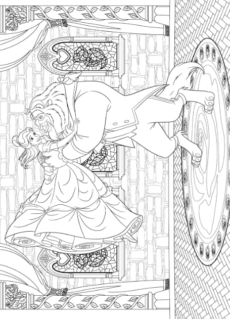 Livre Disney Hachette Princesses mini bloc 60 coloriages