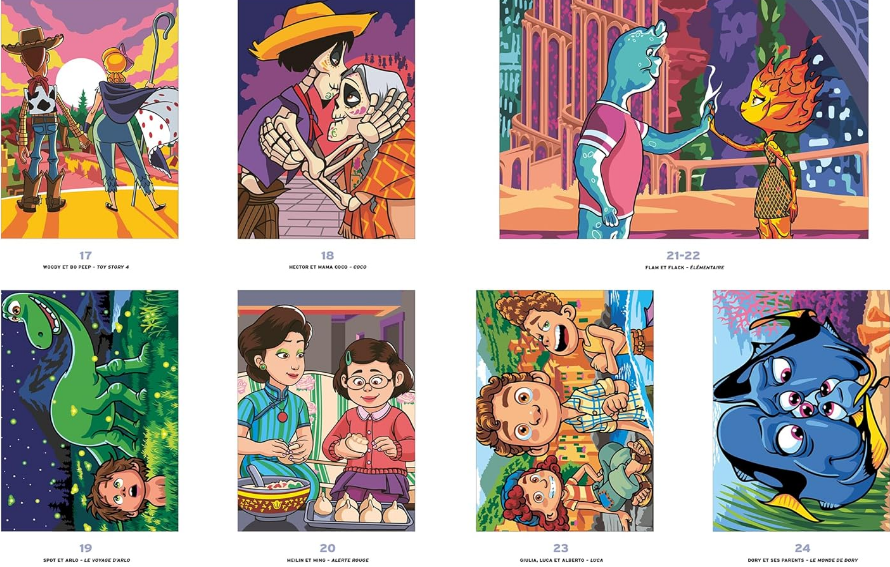 Livre Disney Hachette coloriage Mystère Best of Pixar