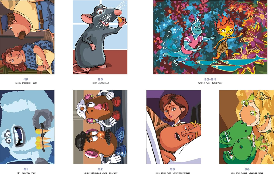 Livre Disney Hachette coloriage Mystère Best of Pixar