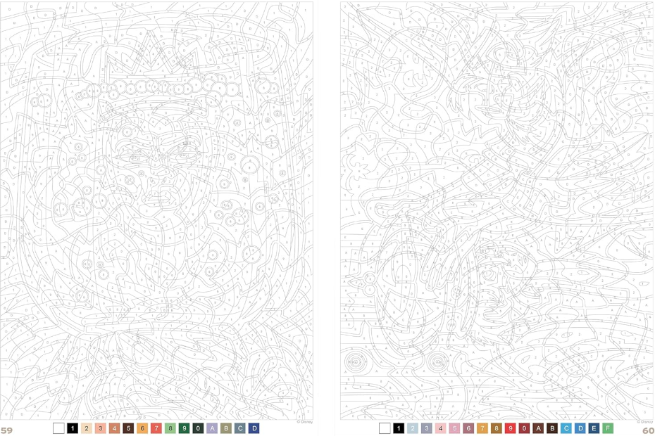 Livre Disney Hachette Coloriages Mystères Les Grands Classiques Spécial Débutants