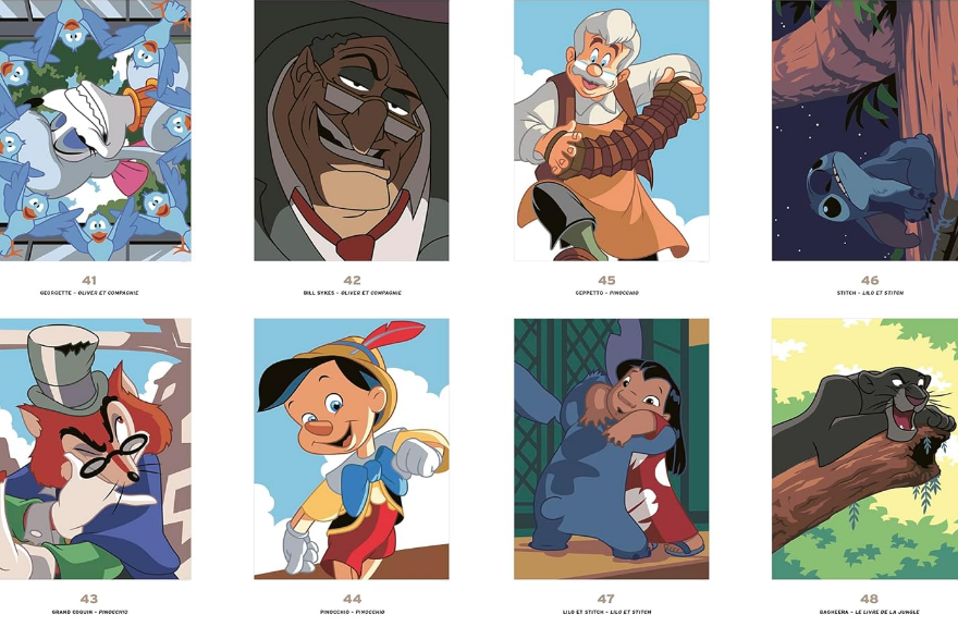 Livre Disney Hachette Coloriages Mystères Les Grands Classiques Spécial Débutants