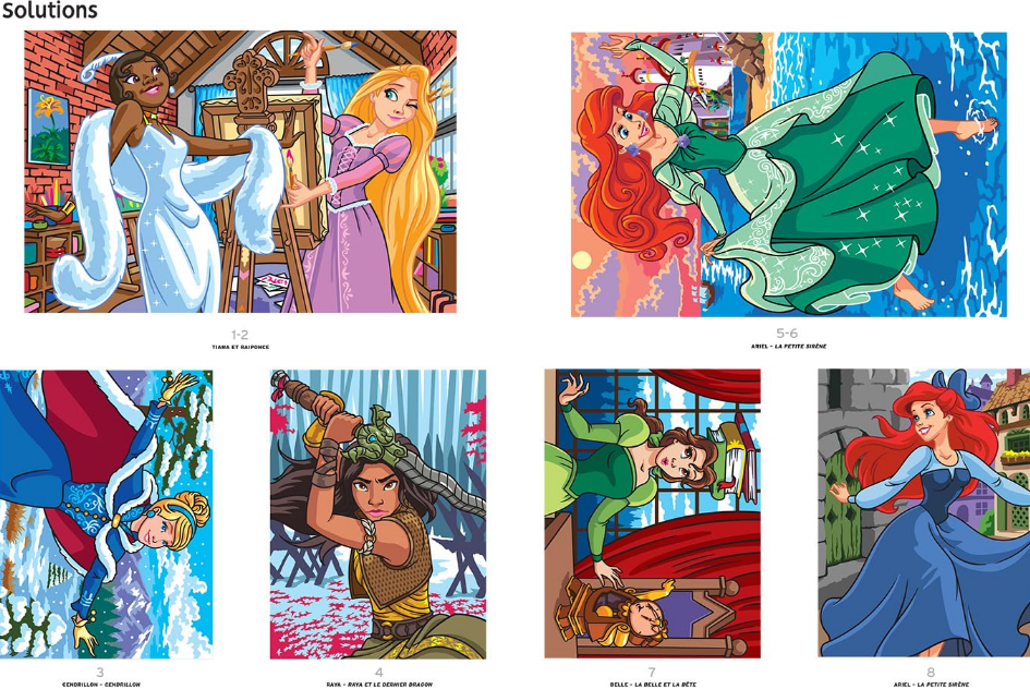 Livre Disney Hachette Coloriage Coloriages Mystères Princesses Tome 2