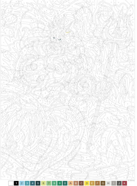 Livre Disney Hachette Coloriages Mystères - Spécial Film - La Petite Sirène