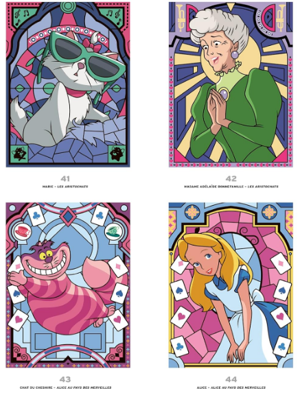 Livre Disney Hachette Coloriages Mystères Vitraux Tome 2