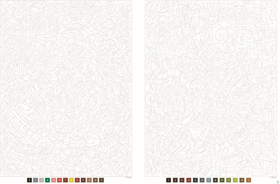 Livre Disney Hachette Coloriages Mystères Bestiaire