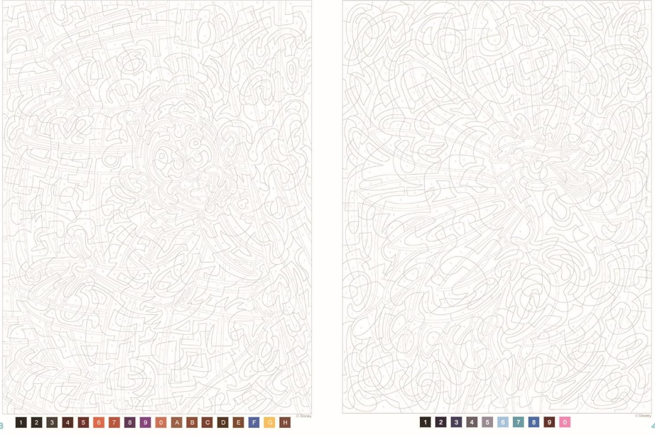 Livre Disney Hachette Coloriages Mystères Bestiaire