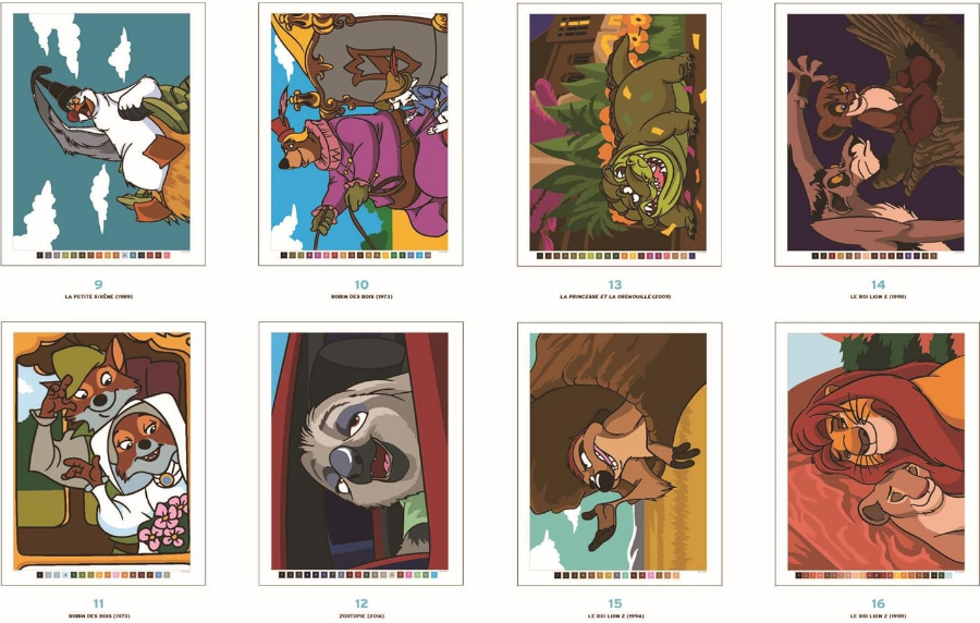 Livre Disney Hachette Coloriages Mystères Bestiaire