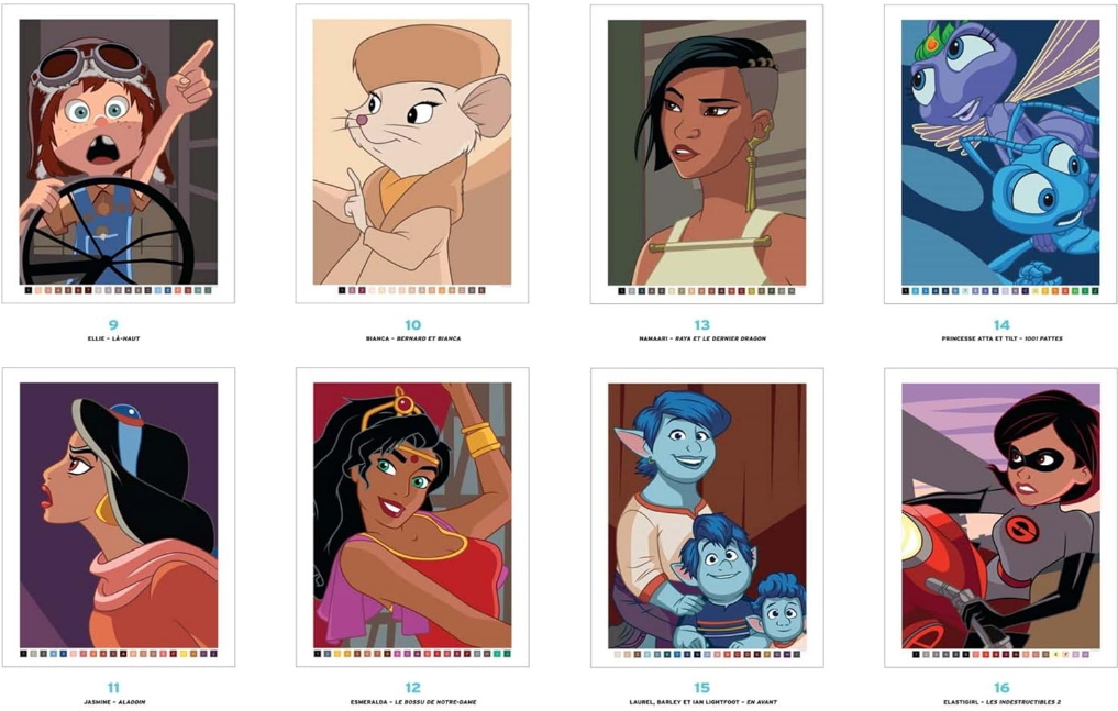 Livre Disney Hachette Coloriages Mystères Girl Power