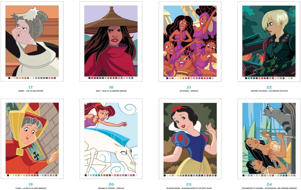 Livre Disney Hachette Coloriages Mystères Girl Power
