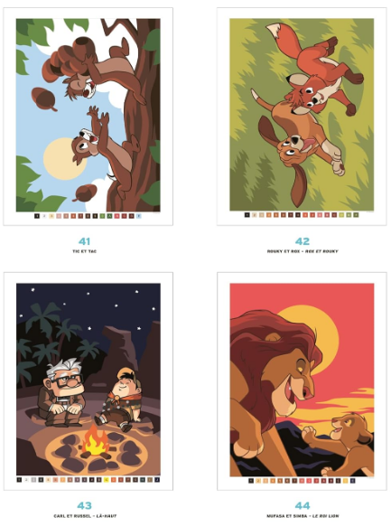 Livre Disney Hachettes Coloriages Mystères Saisons