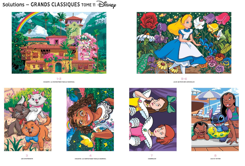Livre Disney Hachette Coloriages Mystères Les Grands Classiques Tome 11