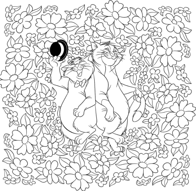 Livre Disney Hachette Coloriages Mandalas Fleurs