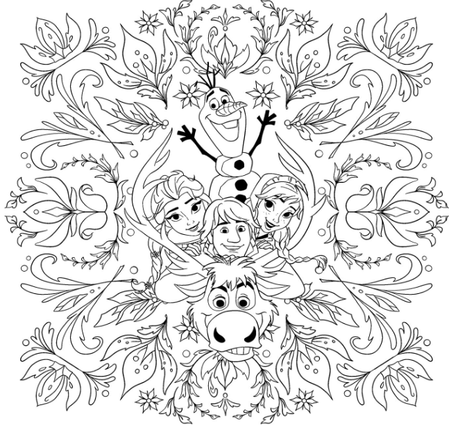 Livre Disney Hachette Coloriages Mandalas Fleurs