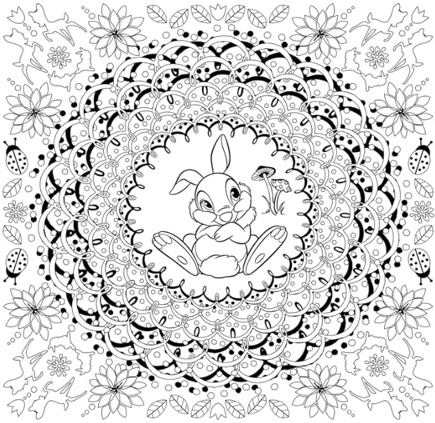 Livres Disney Hachette Coloriages Mandalas Animaux