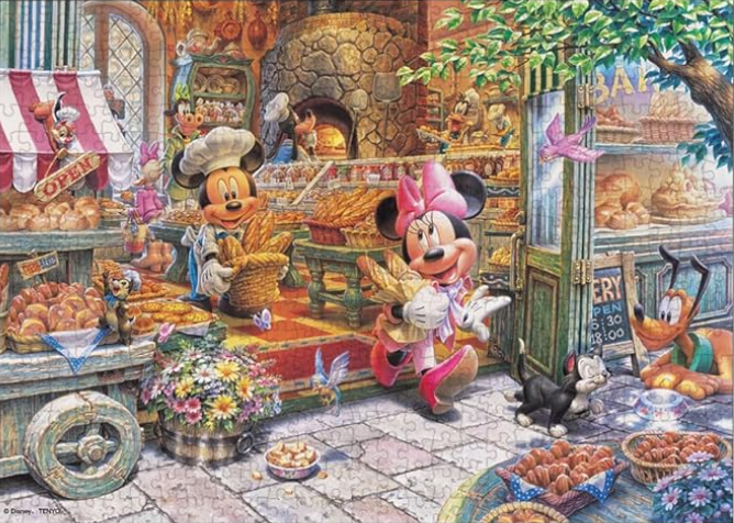Puzzle Disney Tenyo 500 pièces Mickey à la boulangerie