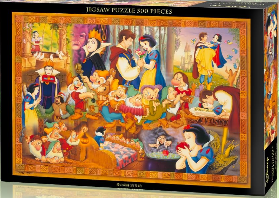 Puzzle Disney Tenyo 500 pièces Blanche-Neige, Miracle of Love