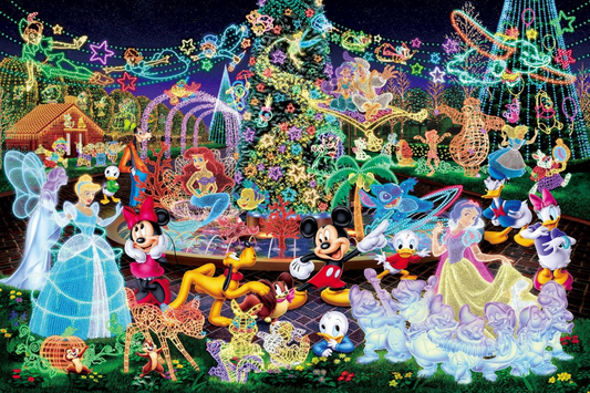 Puzzles Disney Tenyo 1000 pièces Les Illuminations Magiques (petites pièces)