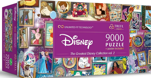 Puzzle Disney Trefl 9000 pièces The Greatest Collection, Volume 2