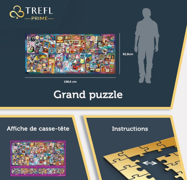 Puzzle Disney Trefl 9000 pièces The Greatest Collection, Volume 2