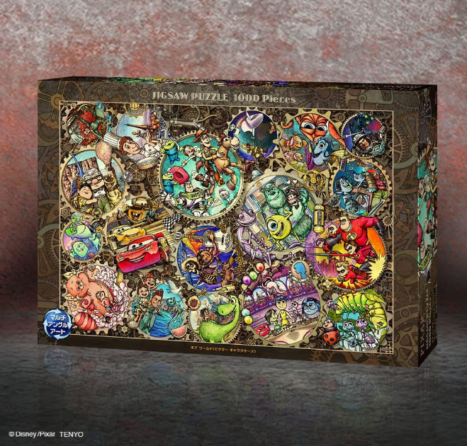 Puzzle Disney Tenyo 1000 pièces Galerie des Personnages Pixar