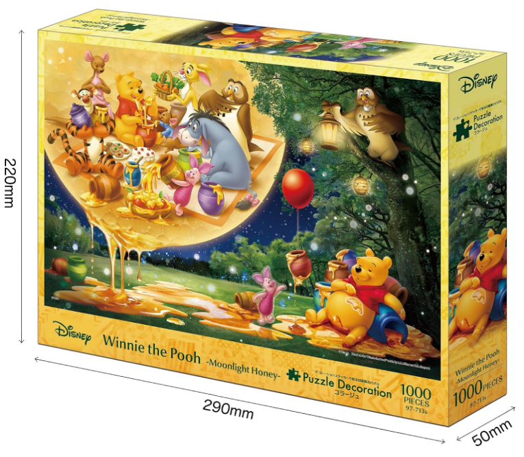 Puzzle Epoch Disney Miel au Clair de Lune 1000 pièces