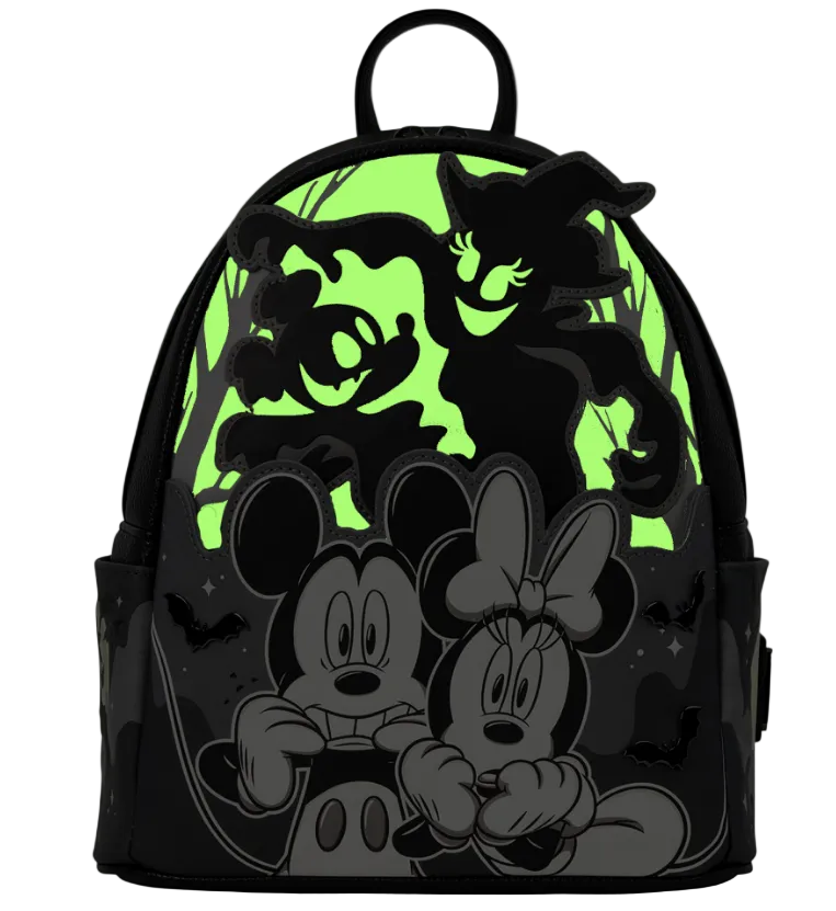 Loungefly Disney mini sac à dos lumineux Micket et Minnie light up glow