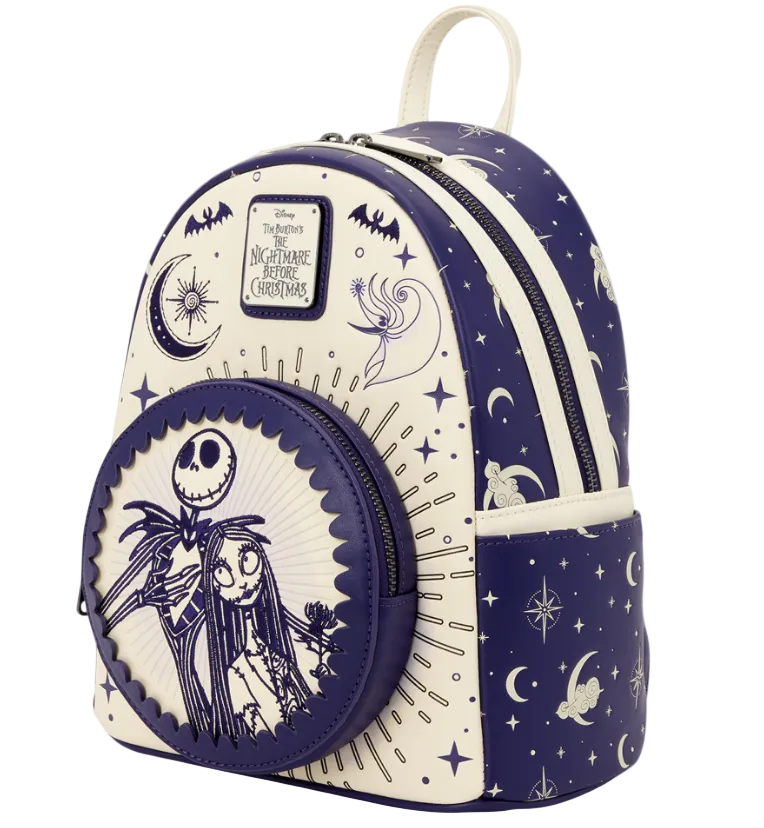 Loungefly Mini Sac A Dos Jack Skellington & Sally NBX