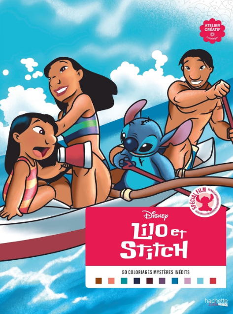 Livre Disney Hachette Coloriages Mystères - Spécial Film - Lilo et Stitch