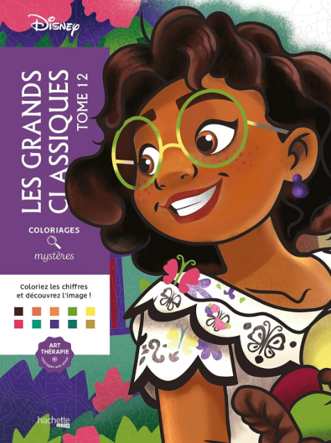 Livre Disney Hachette Coloriages Mystères Grands Classiques Tome 12
