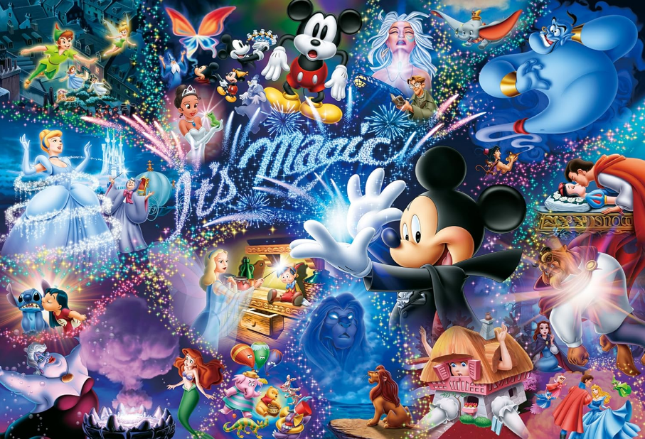 Puzzle Disney Tenyo 1000 pièces Mickey It's Magic (petites pièces)