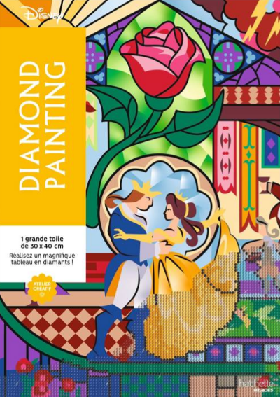 Kit Disney Hachette Diamond Painting La Belle et La Bête