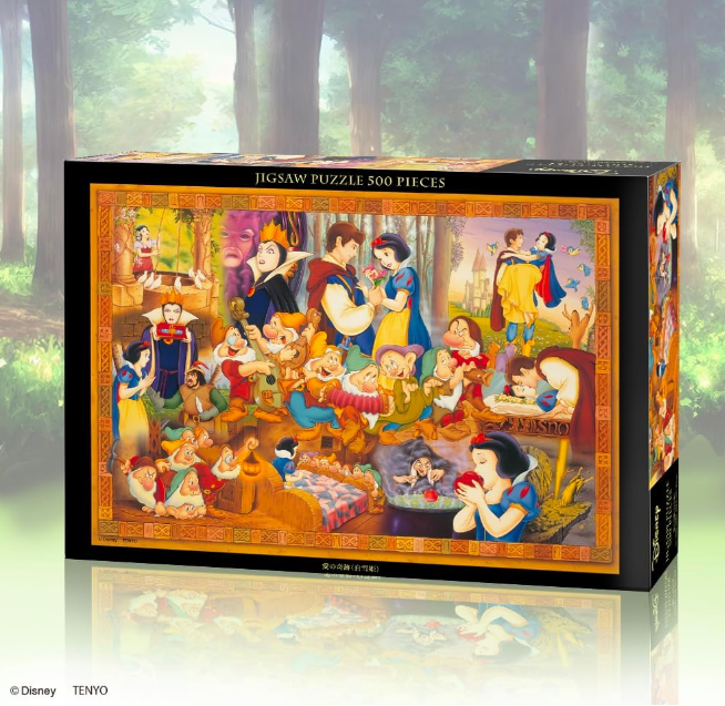 Puzzle Disney Tenyo 500 pièces Blanche-Neige, Miracle of Love