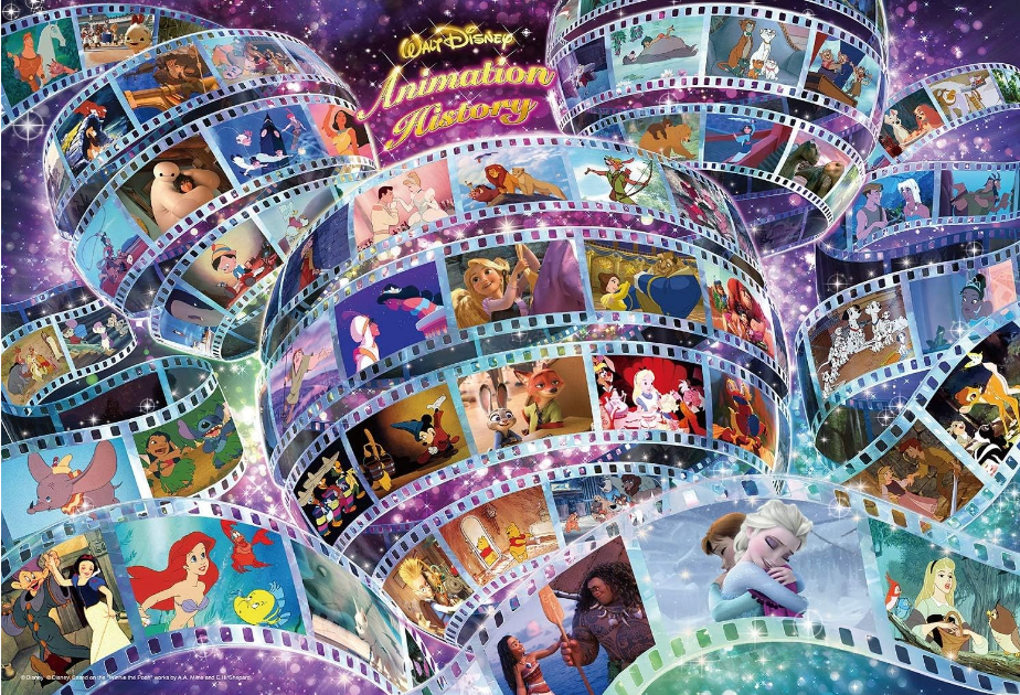 Puzzle Disney Tenyo 1000 pièces Animation Disney (petites pièces)