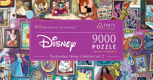 Puzzle Disney Trefl 9000 pièces The Greatest Collection, Volume 2